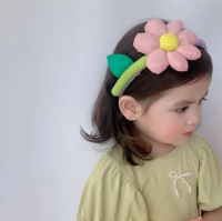 3D Flower Hairbands For Girls Sunflower Headband Children Lovely Accessories Bandeaux Bandas Para El Pelo